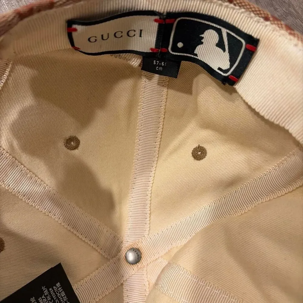 Gucci Monogram X NY Yankees Baseball Cap